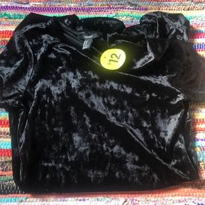Black Velvet Forever 21 Dress size 2